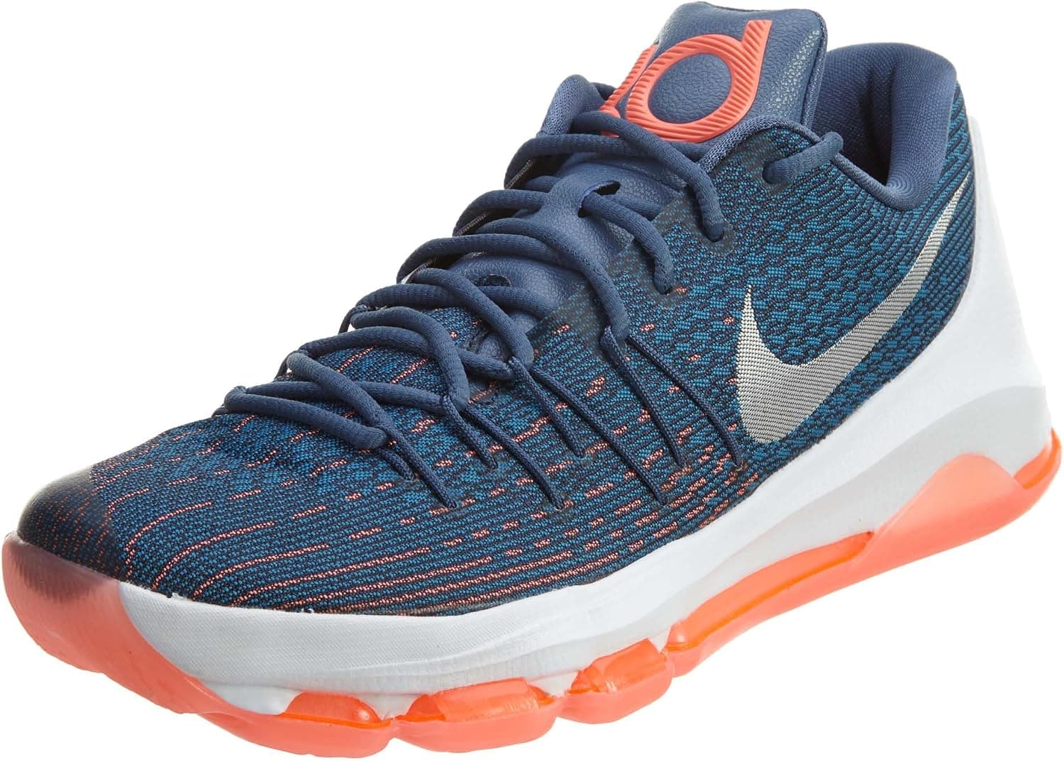 Nike KD 8 Men US 10 Blue Basketball Shoe