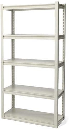Gorilla Rack GRZR5-3012-5IMP 5-Shelf 30-by-12-by-60-Inch Shelving Unit, White