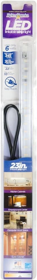 Lights of America 7624-CL4-6 23-Inch Linkable Strip Light