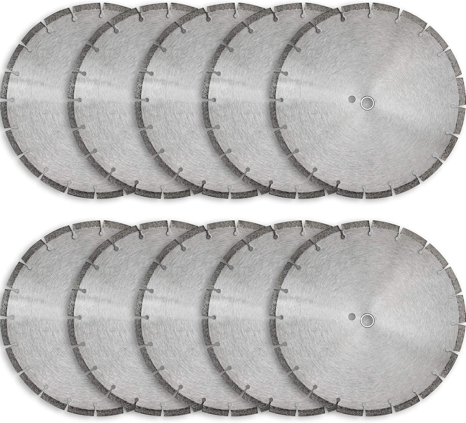 14" Sintered 10mm Wet/Dry General Purpose Concrete Diamond Saw Blade (10 Pack)
