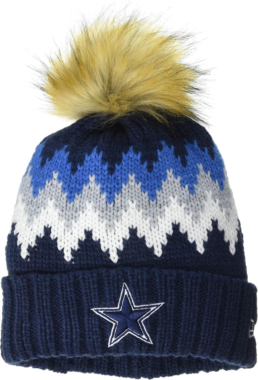 Dallas Cowboys NFL Womens New Era 2020 Glacier B3 Knit Hat