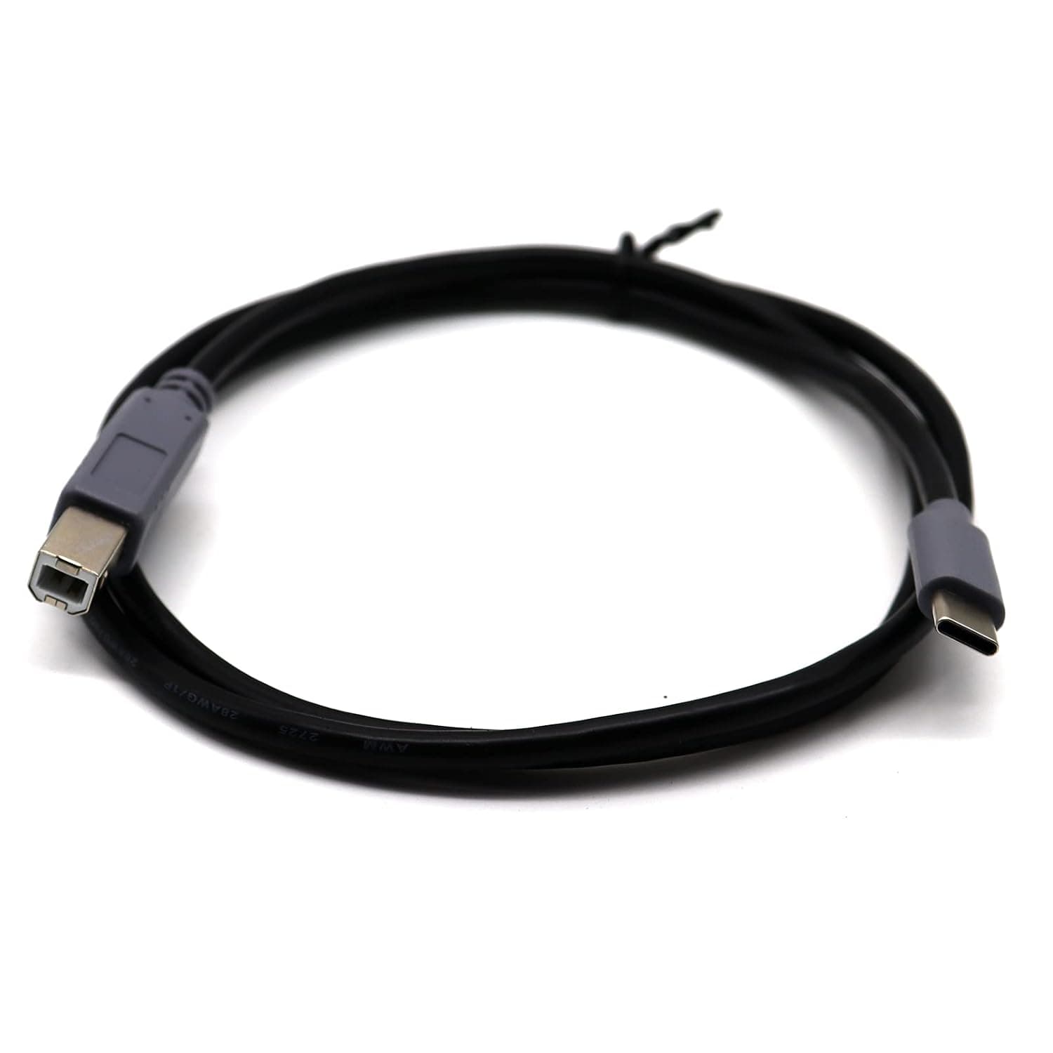 MOTONG Type C to Printer Cable, USB 2.0 B to USB C Male to Male Printer Cable Cord for Laptop/Tablet