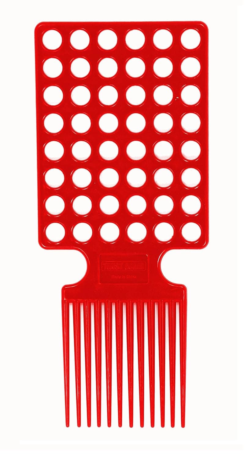 Afro Twist Comb Red twist your hair in minutes
