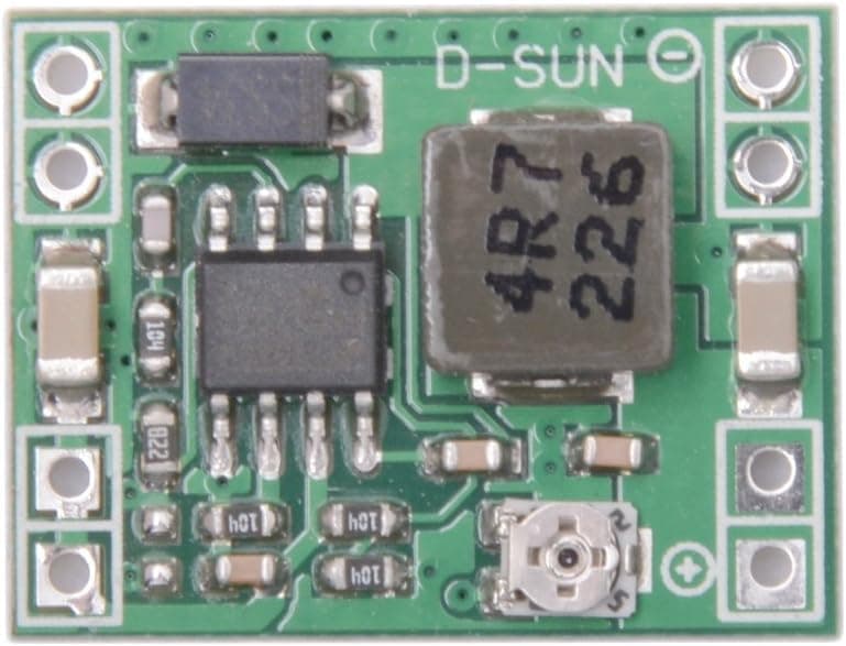 Qunqi 5pack MP1584EN Ultra Small DC-DC 3A Power Step-Down Adjustable Module Buck Converter 24V to 12v 9V 5V 3V for Arduino