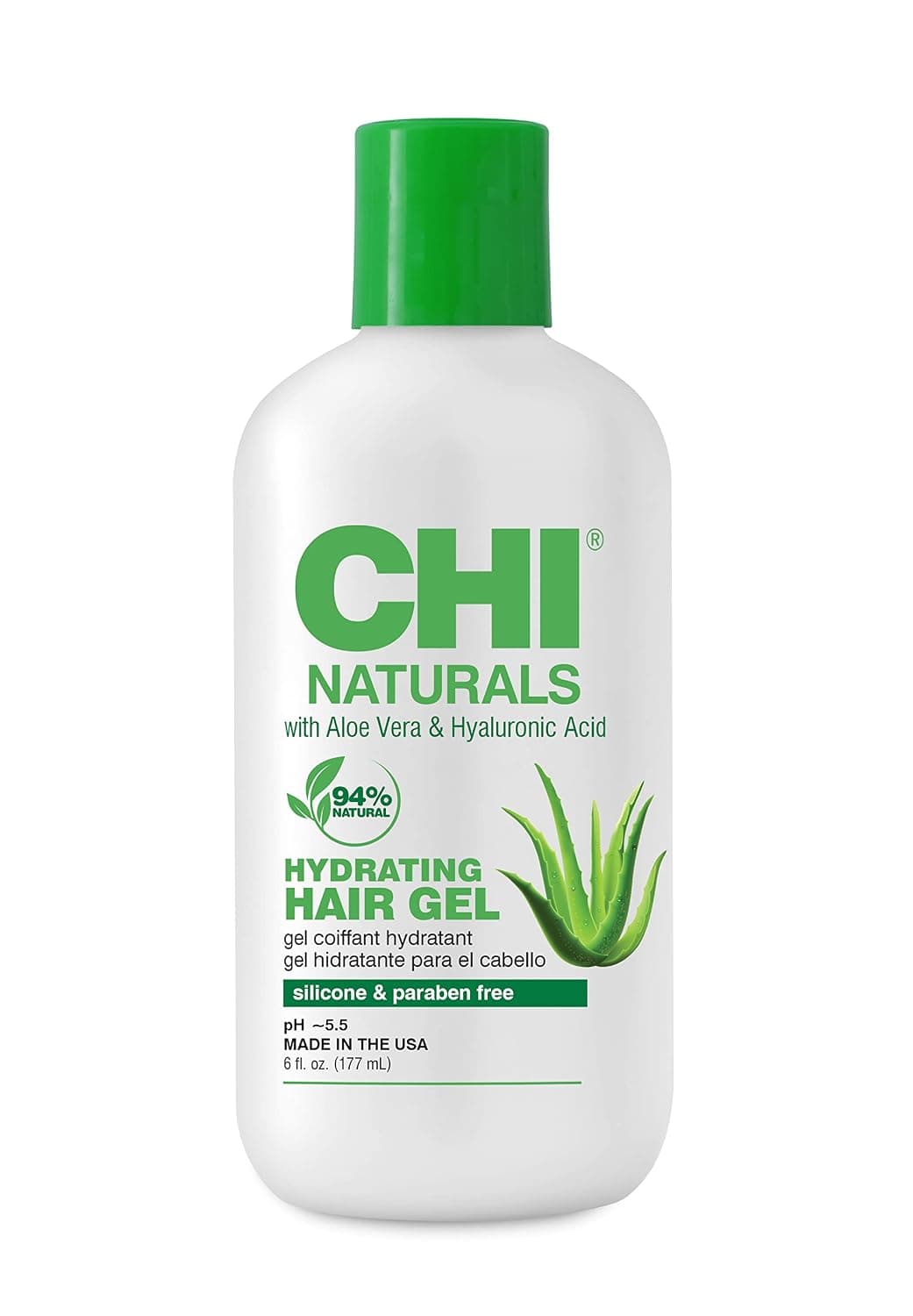 CHI Naturals with Aloe Vera Hydrating Hair Gel, 6 oz