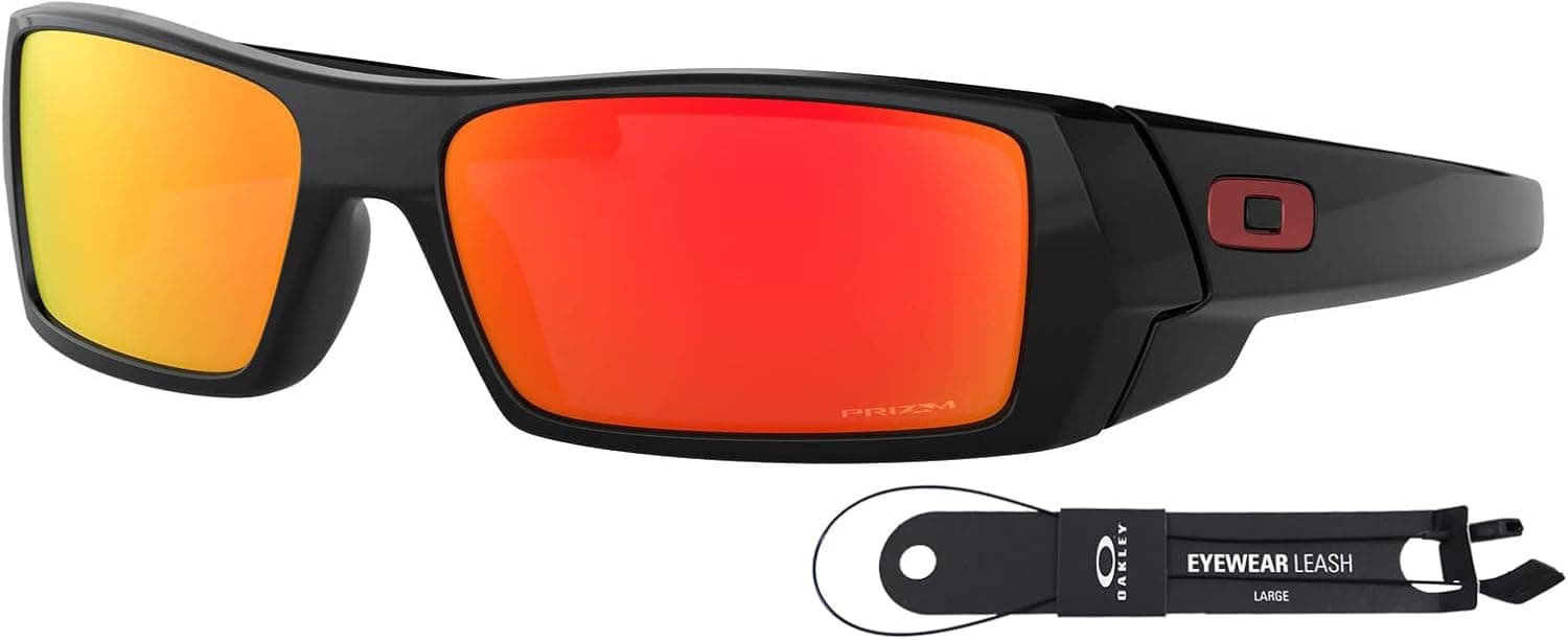 Oakley Gascan OO9014 Sunglasses For Men Bundle Leash + VISIOVA Accessories