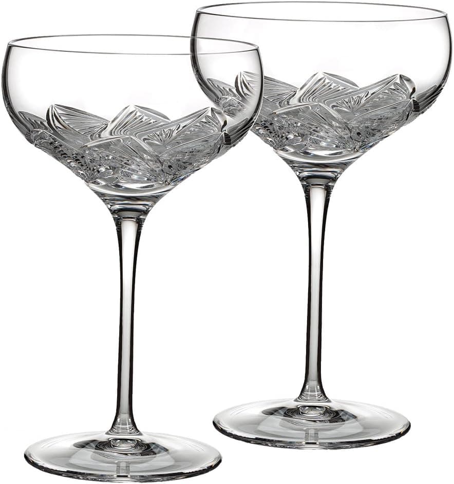 WATERFORD Times Square Greatest Gifts 2014 The Gift of Imagination saucer champagne pair