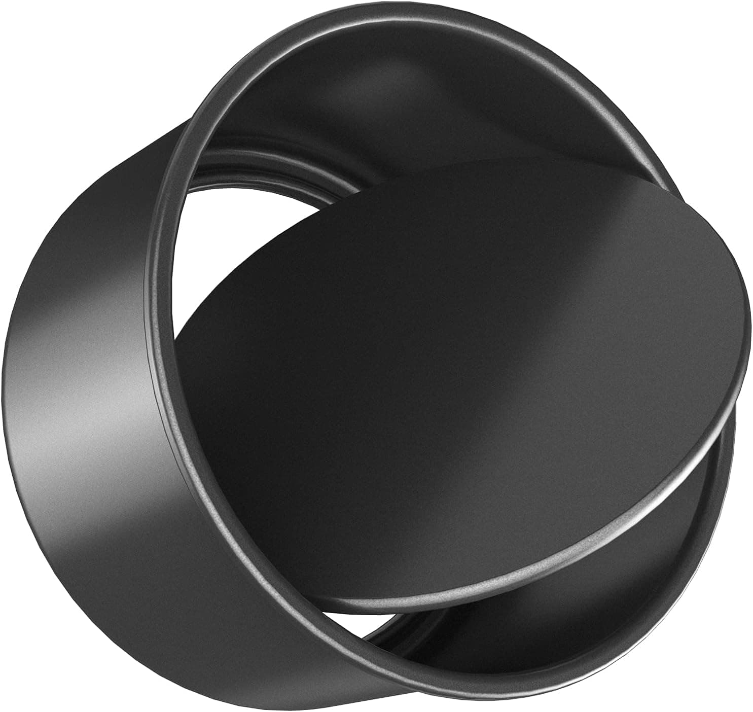 CHEFMADE Bakeware Round Cake Pan, 6-Inch with Removable Loose Bottom Quick Release Coating Chiffon Bakeware for Oven and Instant Pot Baking (Black)
