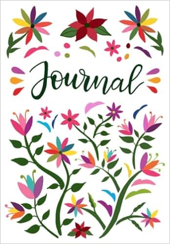 Flower Otomi Pattern Journal
