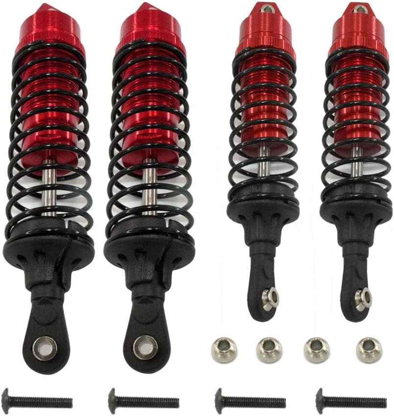 EYESKY 4PCS Front & Rear Shock Absorber Assembled for 1/10 Traxxas Slash 4x4