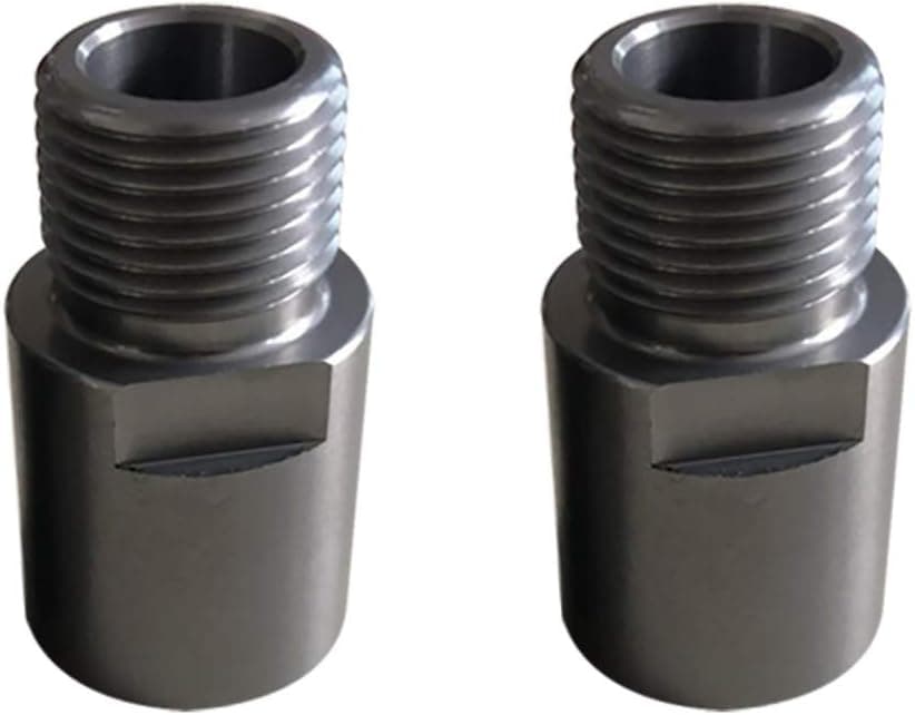 Bike Pedal Extenders, 20mm/ 0.79in Foot Pedal Extenders Stainless Steel Pedal Adapters Spacers Extended for 9/16" Threaded Road Mountain Bike