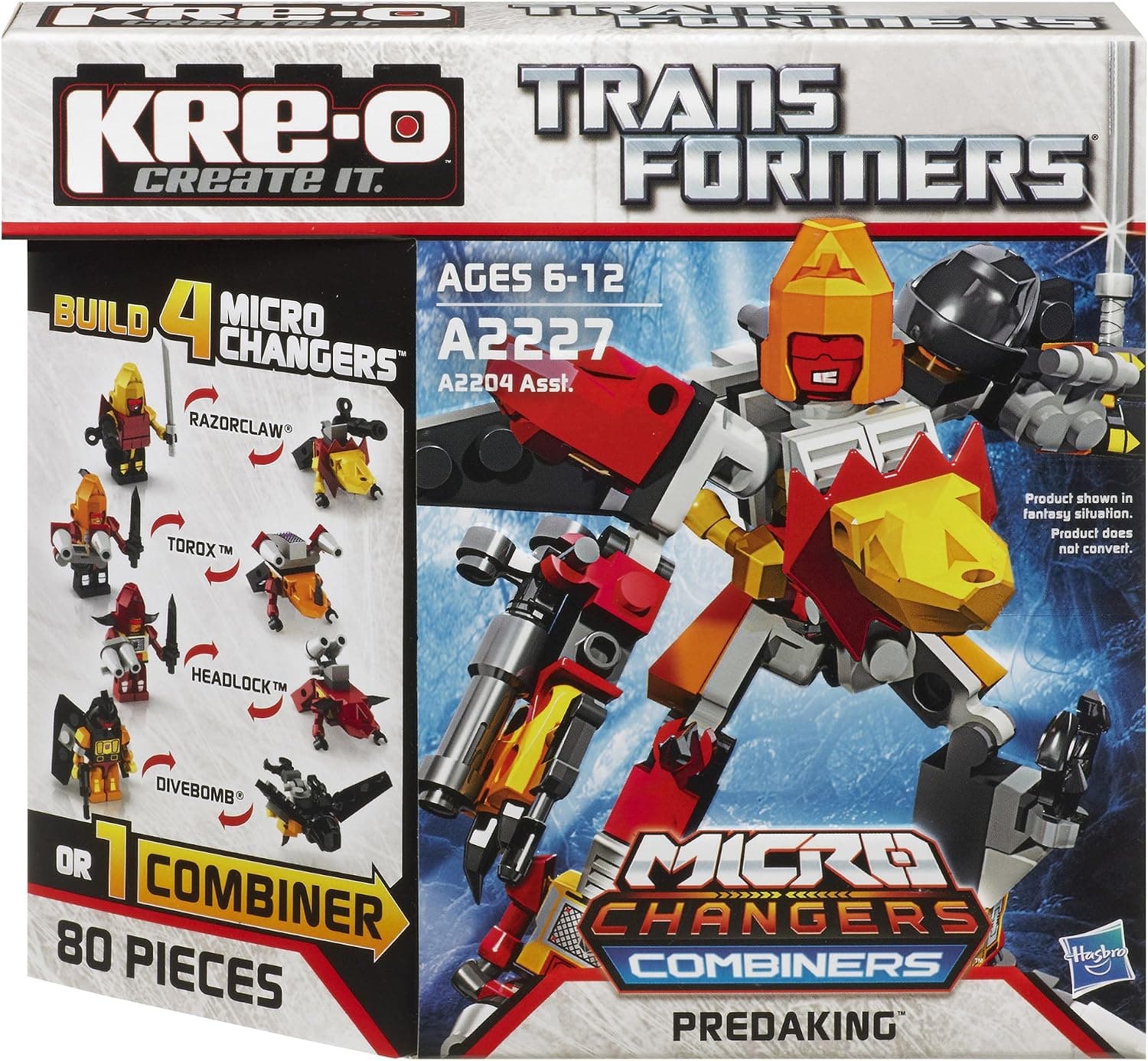 KRE-O Transformers Micro-Changers Combiners Predaking Set (A2227)