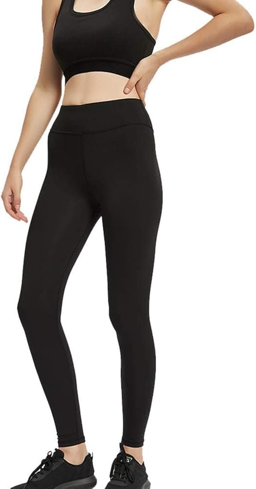 AK ALIEN Women High Waisted Yoga Pants Capris Cropped Active Workout Compression Leggings