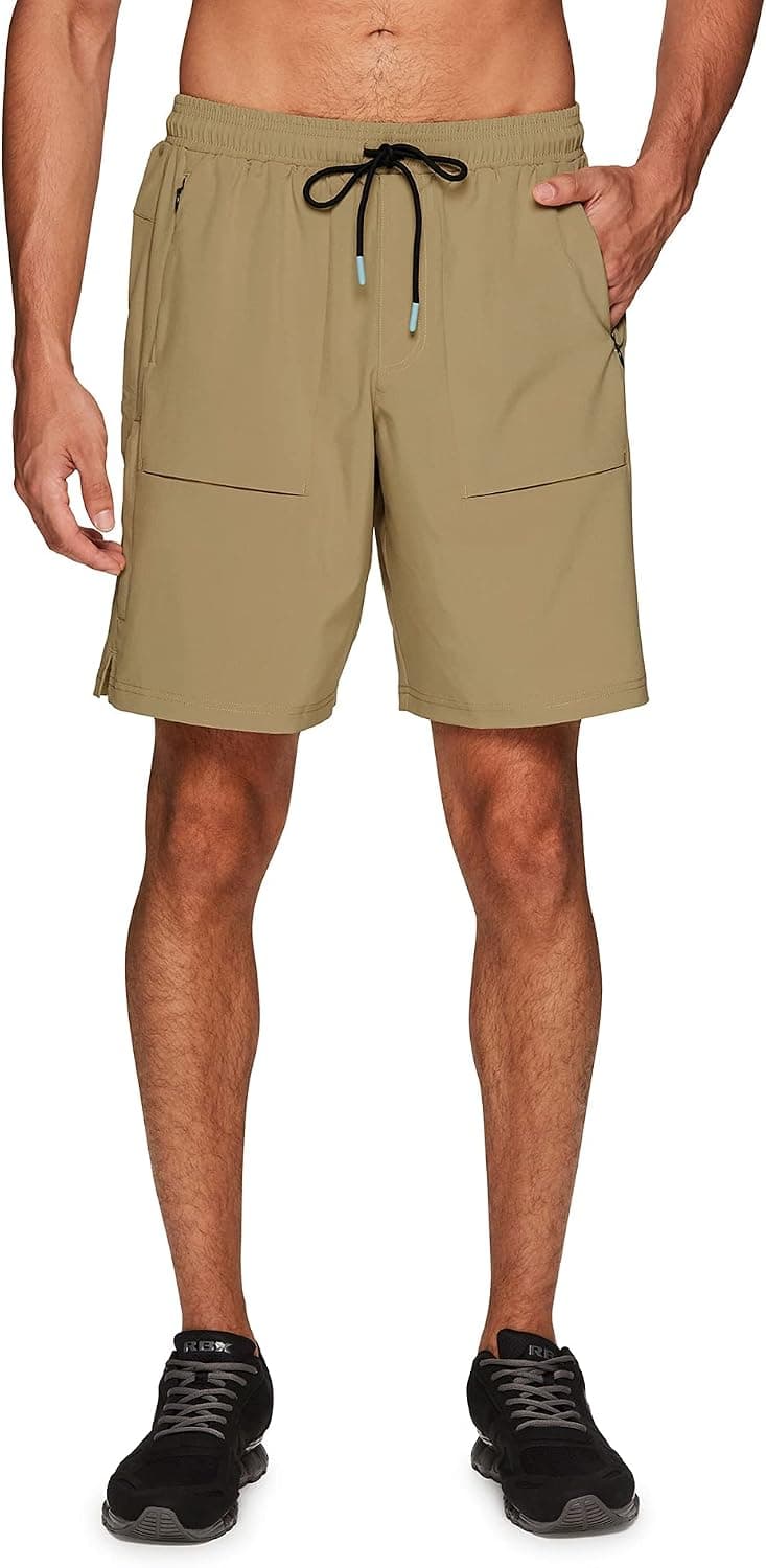 Avalanche Men's 9" Quick Drying Stretch Woven Ripstop Hiking Short with Pockets