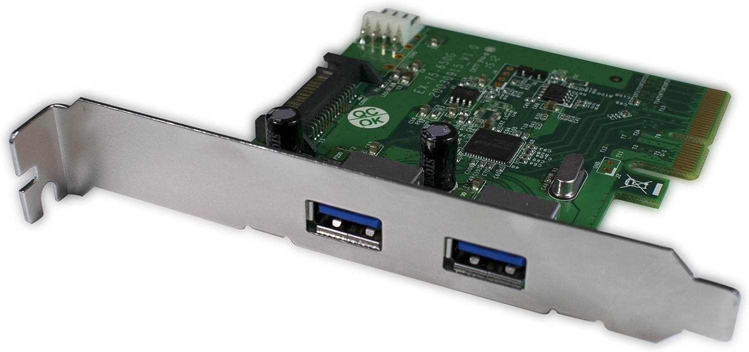 HornetTek Falcon USB 3.1 to PCIE Card Dual Type - A Ports 10 Gbps Max