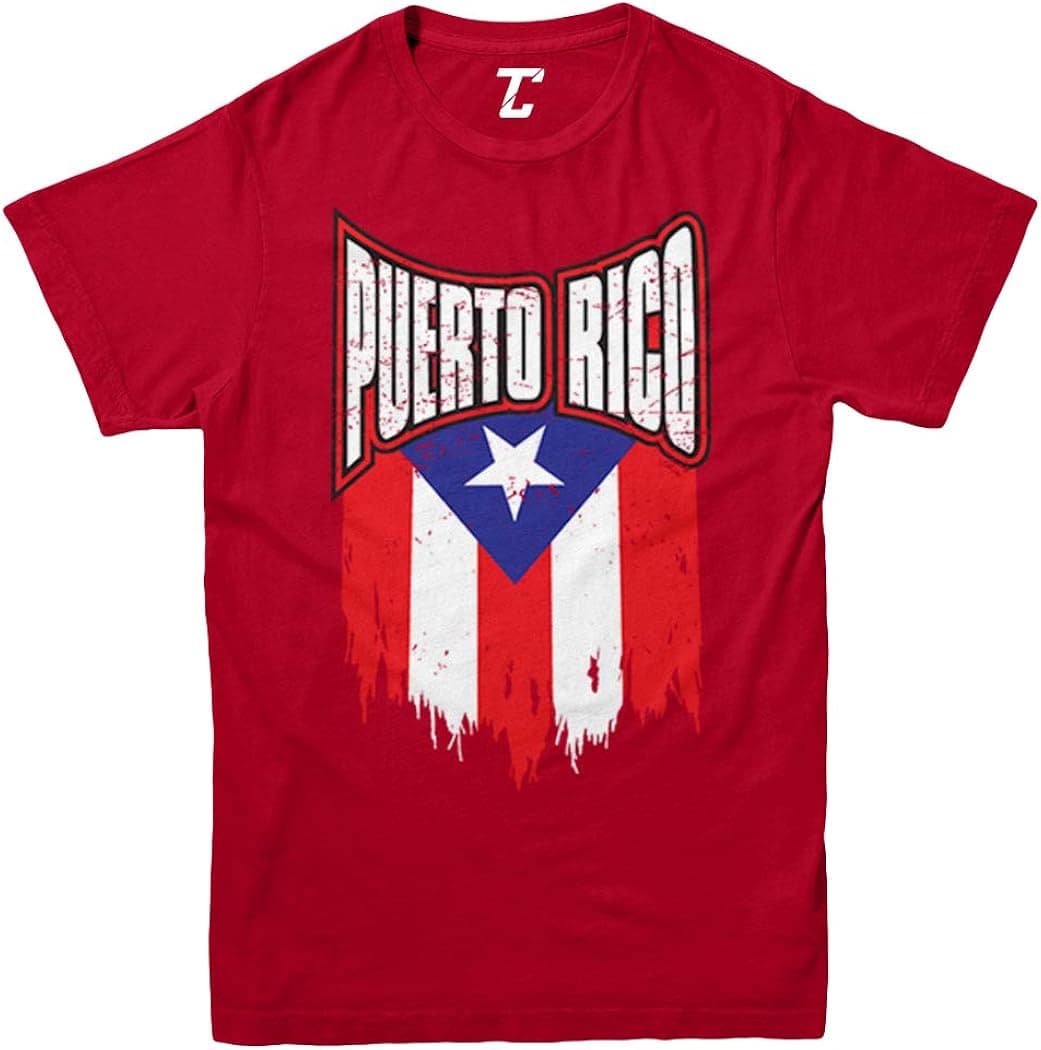 Puerto Rico - Torn Flag Strong Proud Youth T-Shirt