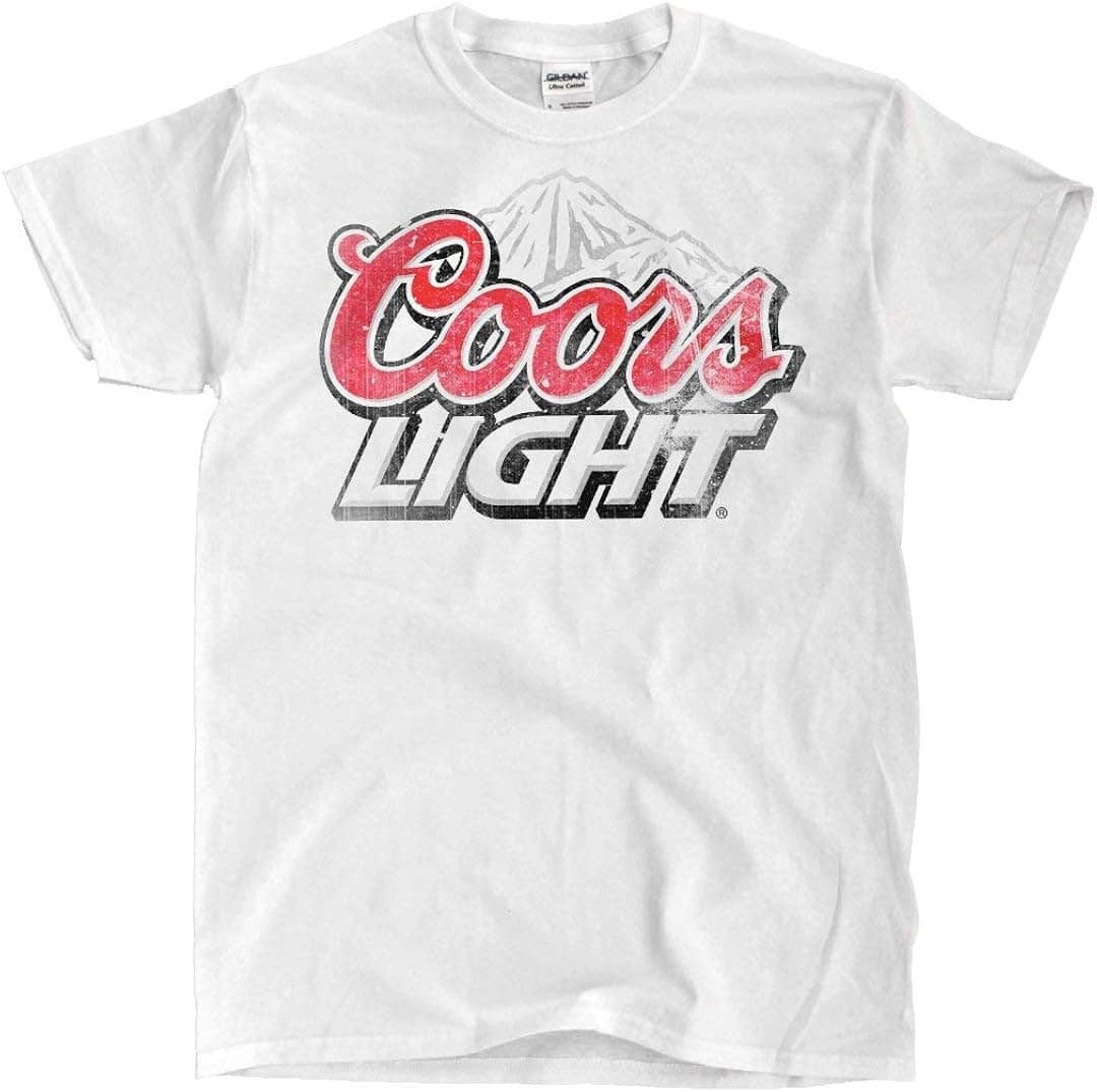 Coors Light Beer - Vintage White T-Shirt