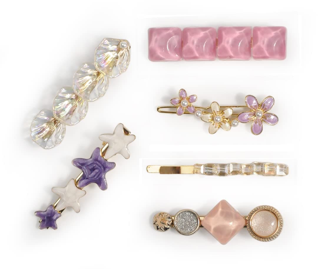 Hair Clips for Women and Girls, Resin Bobby Pins, Bangs Hairpins, Hair Accessories Set