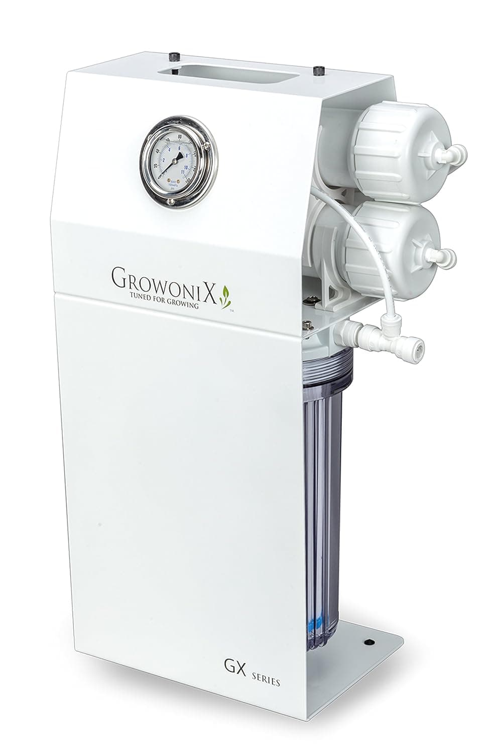 GROWONIX GX400 Reverse Osmosis System Ultra High Flow Rate Water Purification Filter for Hydroponics Gardening Growing Drinking H20 Coffee Point of use On Demand Purifier Most Efficient Eco Water