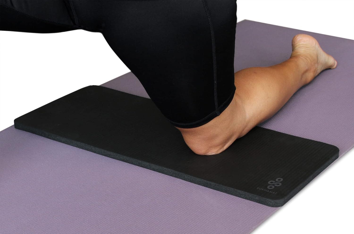 SukhaMat Yoga Knee Pad Cushion – America's Best Exercise Knee Pad - Eliminate Pain During Yoga or Exercise - Extra Padding & Support for Knees, Wrists, Elbows - The Perfect Yoga Mat Accessory