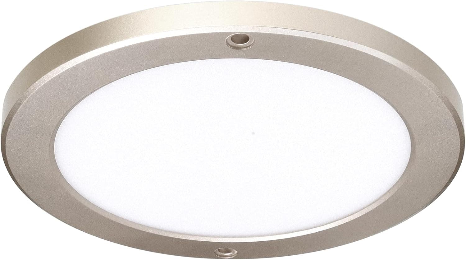 Youtob LED Flush Mount Ceiling Light, 15W 100 Watt Equivalent, 1200lm Brushed Round Lighting Fixture for Closets, Kitchens, Stairwells, Basements, Bedrooms, Washrooms