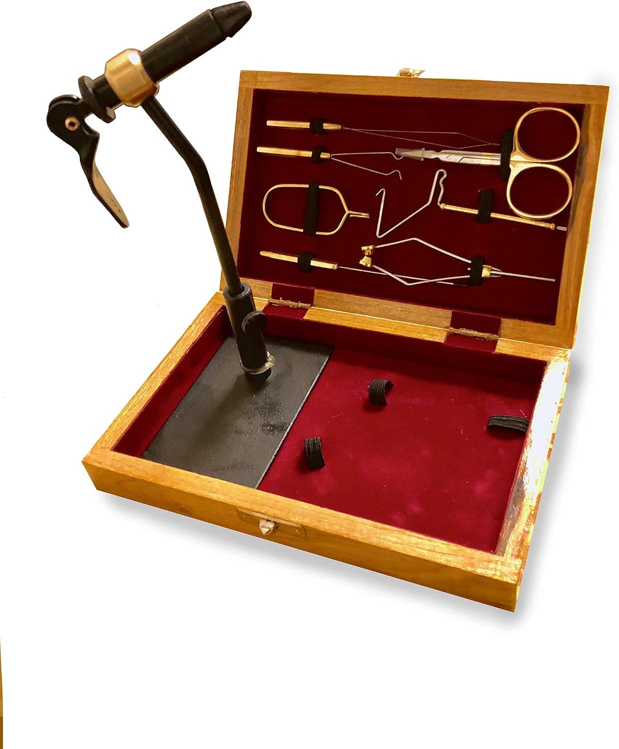 Global Sports Warehouse Standard Wooden Tool Fly Tying Kit (Gift Set)