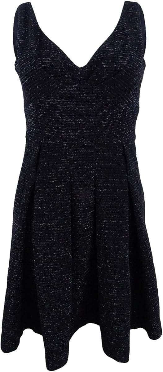Betsey Johnson Women's Metallic Fit & Flare Party Dress