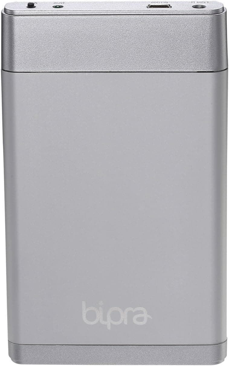 BIPRA 120Gb 120 Gb External USB 2.0 Hard Drive Comes with One Touch Back Up Software - Silver -Fat32