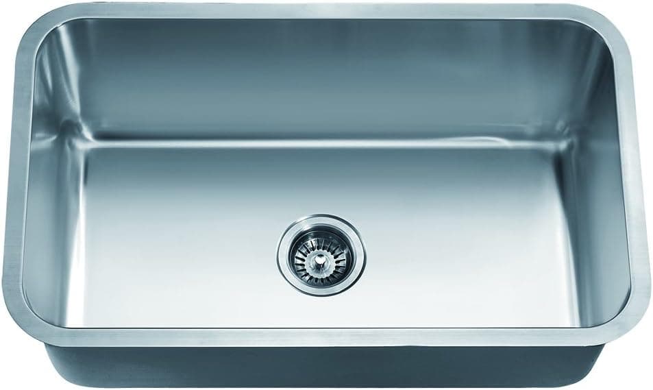 Dawn ASU106 Kitchen Sink, Polished Satin