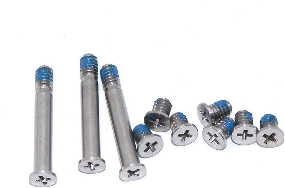 Eathtek New Laptop Bottom Case Screws for Unibody Apple Macbook Pro 13" 15" 17" Set of 10