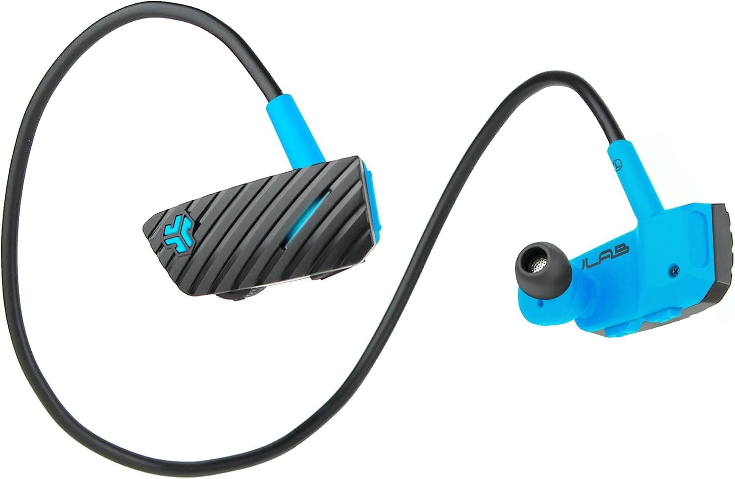 JLab Audio GO Bluetooth Wireless Headphones and Extended Battery (Black/Blue)