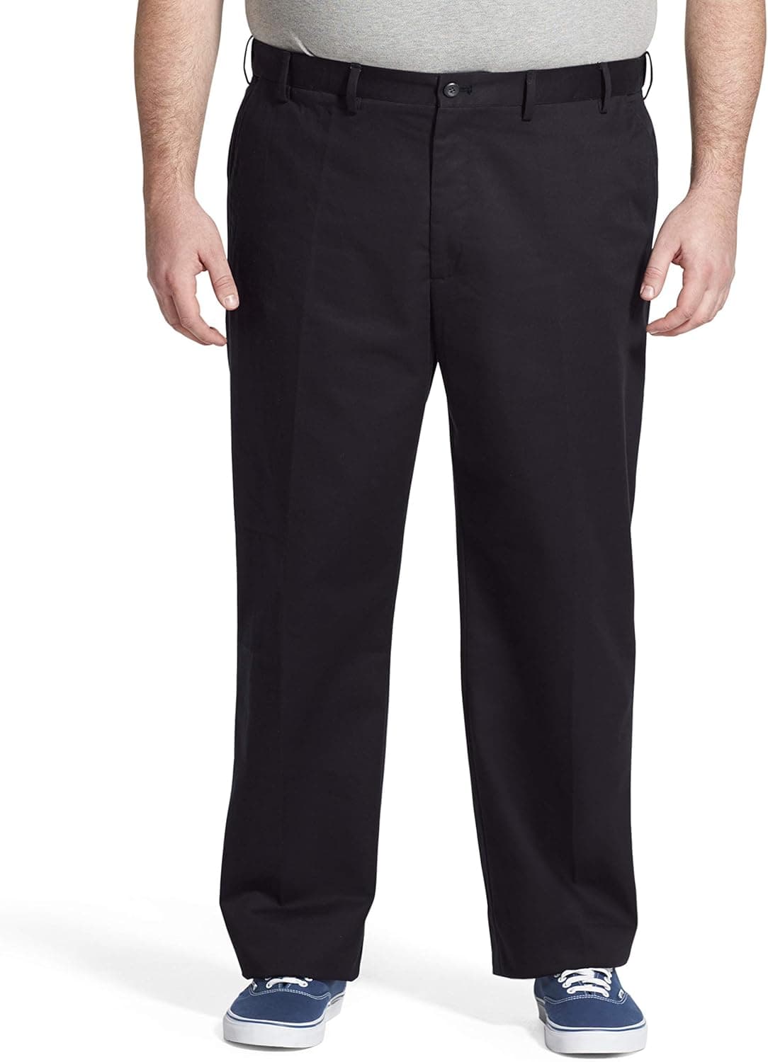 IZOD Men's Big & Tall Big and Tall Flat Front Extended Twill Pant