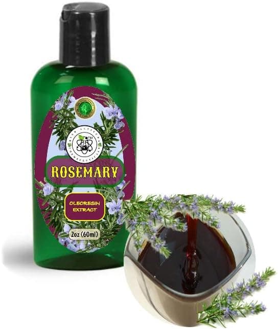 HIGH ALTITUDE NATURALS 2oz (60ml) Rosemary Oleoresin (ROE) - Rosmarinus Officinalis Extract (7% Carnosic Acid) - Cosmetic Antioxidant, Anti-Rancidity…