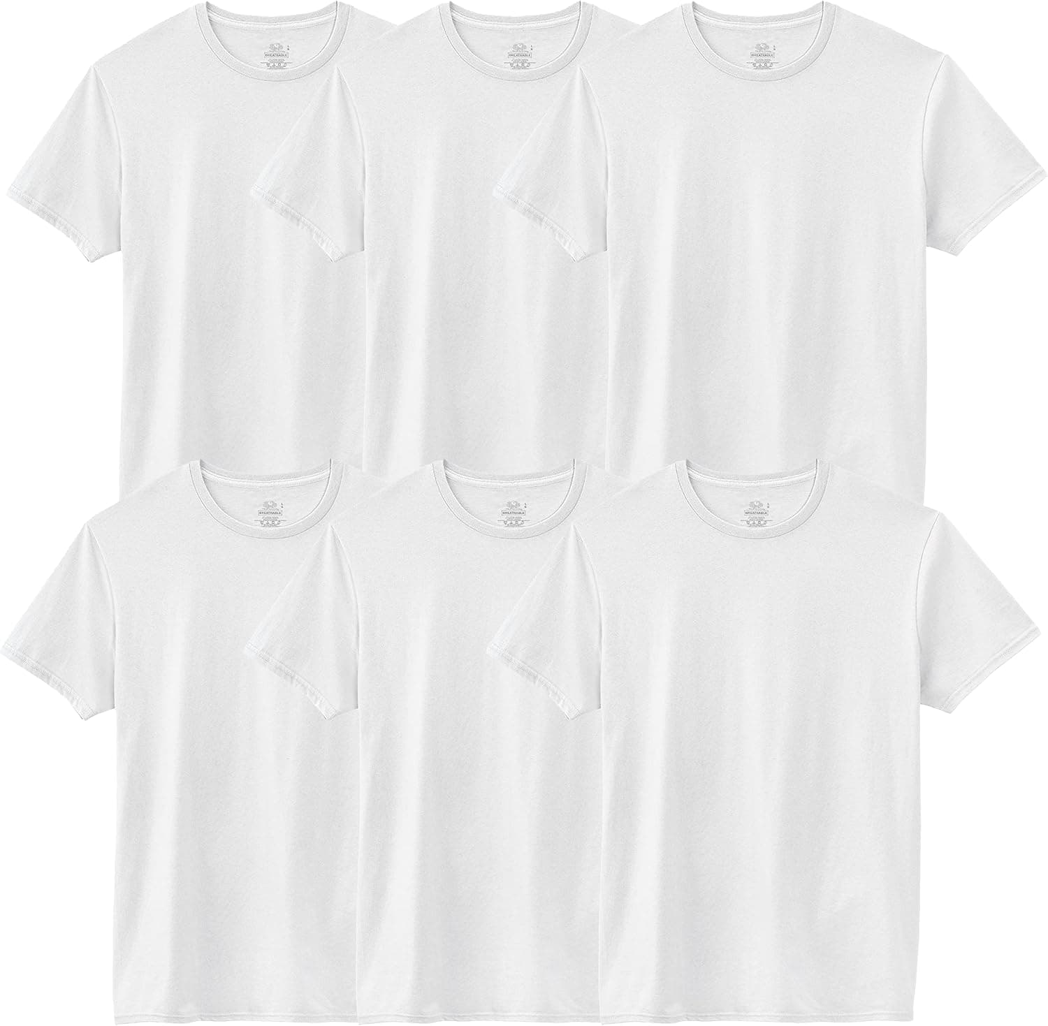 Fruit of the Loom Men's Breathable Undershirts, Designed to Keep You Cool