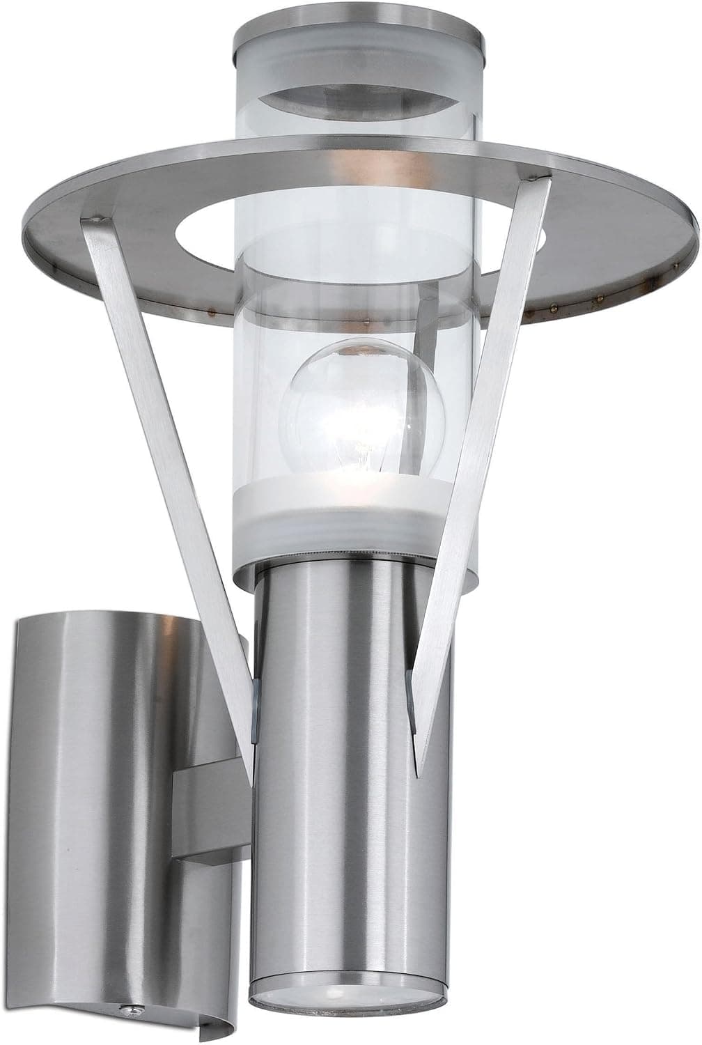 Eglo 88114A Belfast Wall Light, Stainless Steel