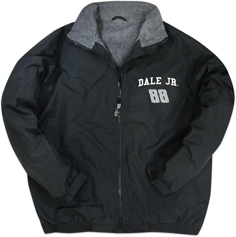 Dale Earnhardt Jr #88 NASCAR Fleece Lined Zip Front Jacket (xx-large)