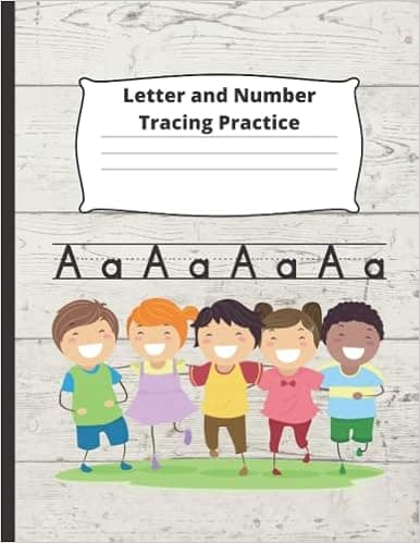 Letters and Numbers Tracing Practice: Preschool & Kindergarten: 8.5x1: 73 Pages