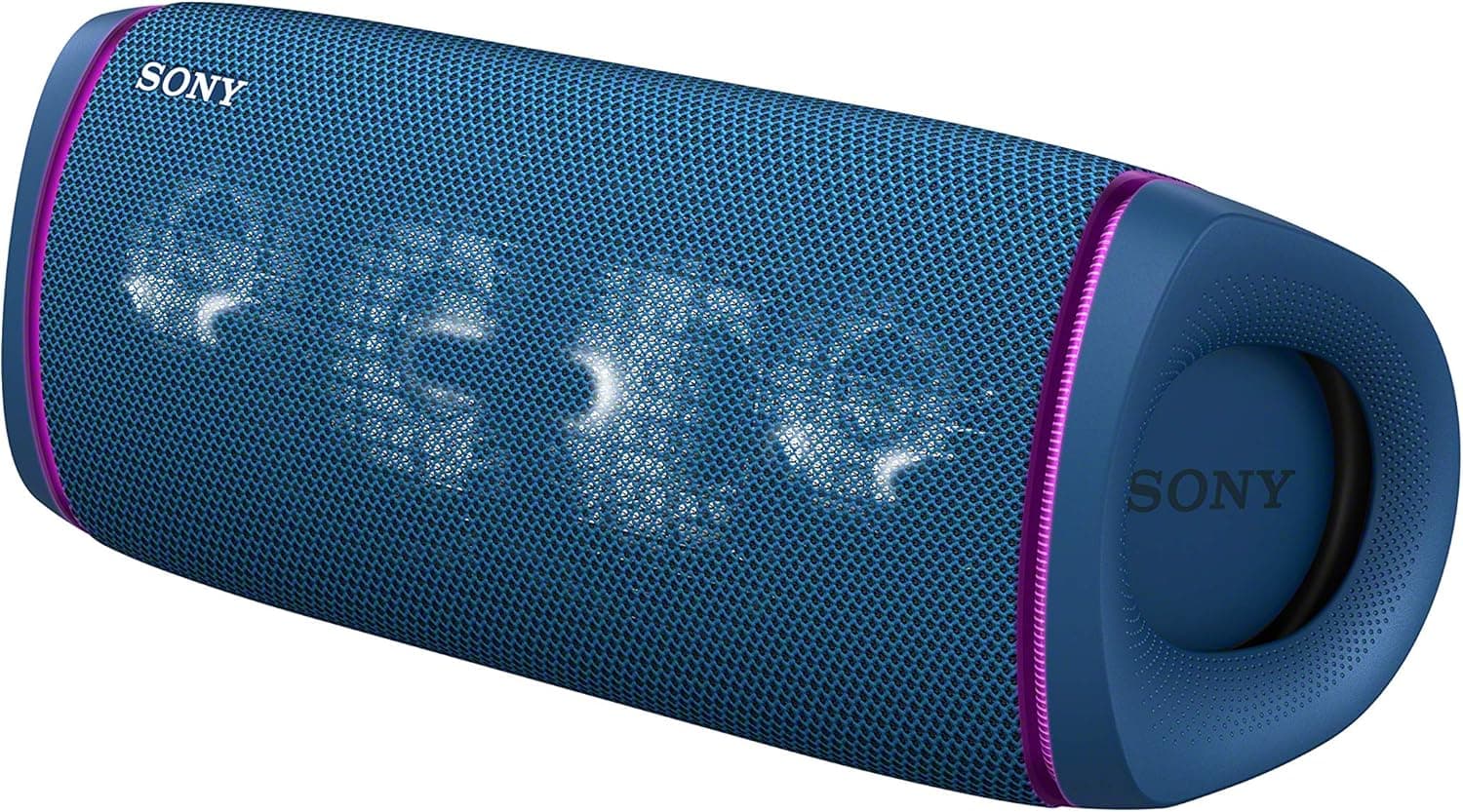Sony SRS-XB43 EXTRA BASS Wireless Bluetooth Powerful Portable Speaker, IP67 Waterproof & Durable for Home, Outdoor, and Travel, 24 Hour Battery, Party Lights, USB Type-C, and Speakerphone, Blue