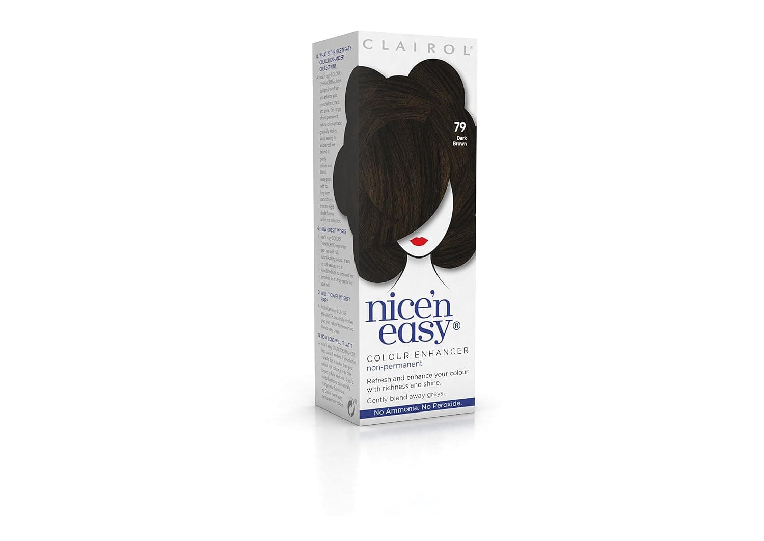 Clairol Nice 'N' Easy by Loving Care 79 DARK BROWN
