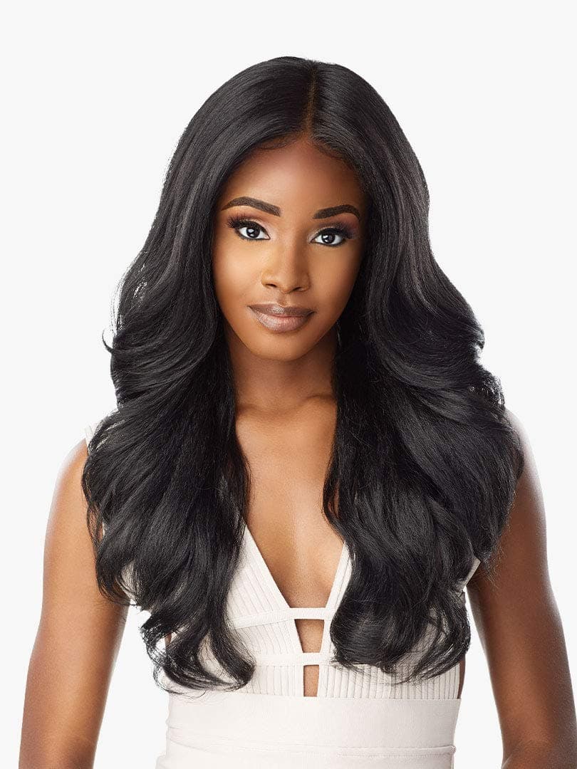Sensationnel WHAT LACE 13x6 Wigs - Cloud 9 Synthetic Hair Hand Tied Natural Preplucked Hairline Illusion Lace Frontal Lacewig -Whatlace ADANNA (MP/SANDYBLONDE)