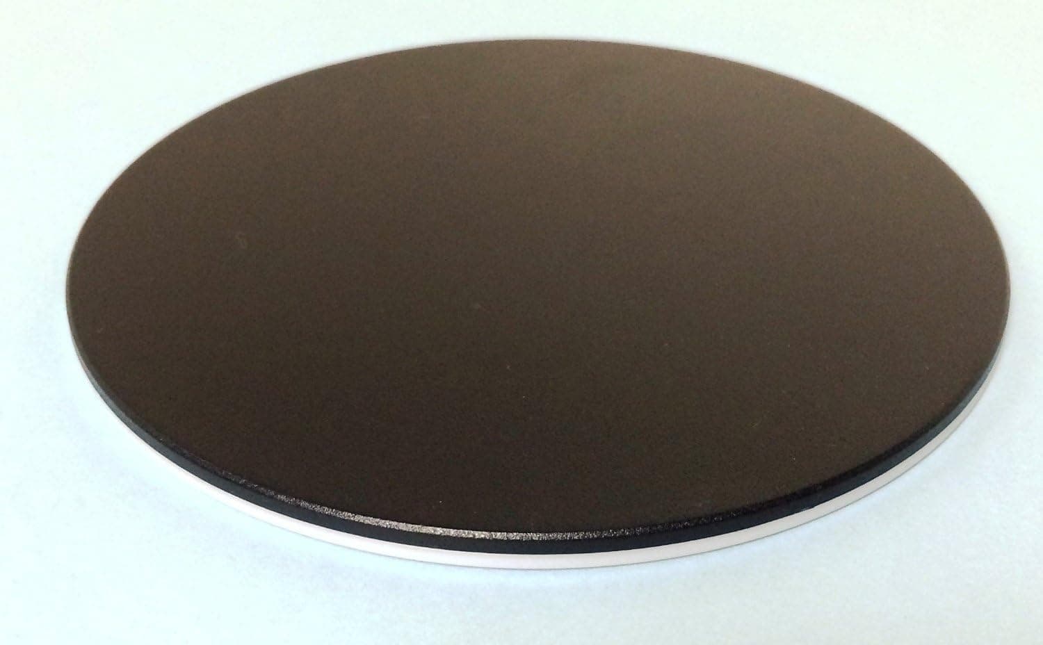 Replacement Black and White Stage Plate for Stereo Microscope, 120mm Diameter