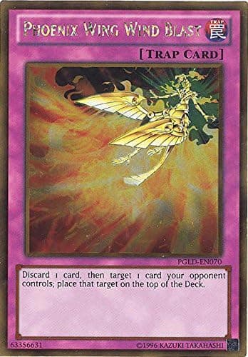 Yu-Gi-Oh! - Phoenix Wing Wind Blast (PGLD-EN070) - Premium Gold - 1st Edition - Gold Rare