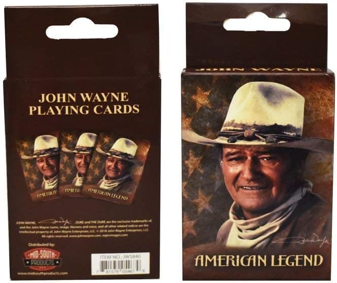 Sudopo Midsouth Products John Wayne Playing Cards - John Wayne American Legend