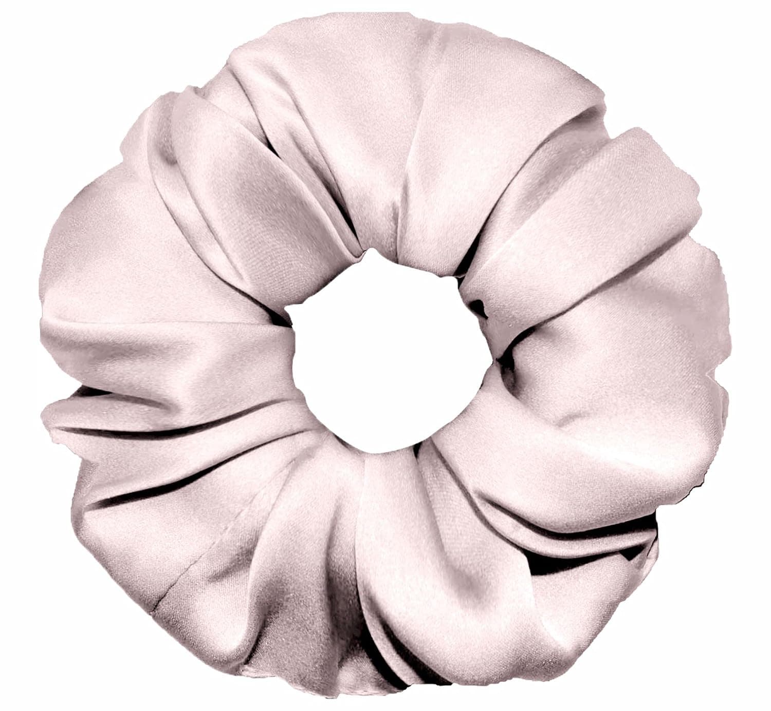 Langhorn Silk Scrunchies 100% Pure Silk 22MM Charmeuse Silk Scrunchy For Women & Girl’s Hair Care - Silk Hair Ties mulberry women hair accessories Comfortable Soft silk hair ties (1xLight Plum)