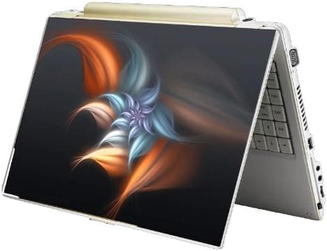 Bundle Monster Laptop Notebook Skin Sticker Cover Art Decal - 12" 14" 15" - Fit HP Dell Asus Compaq - Abstract Flames