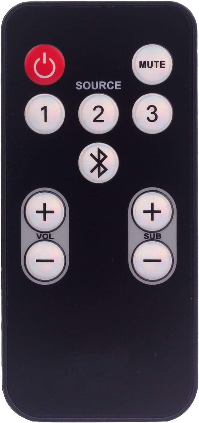 DHCHAPU Universal Remote Control Suitable for Polk Audio surroundbar Soundbar RE15031 RE1305-2 RE1305-1 5000 3000 6500BT 6500 6000 4000 ONE Step IHT3000