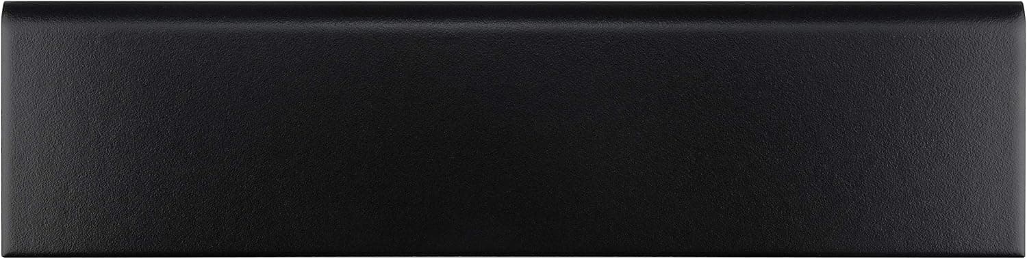 "SomerTile Battiscopa Matte Black 3-1/4" x 12-3/8" Ceramic Wall Trim Tile (25 tiles/25.78 Linear ft.)" (WOSBTMMB)
