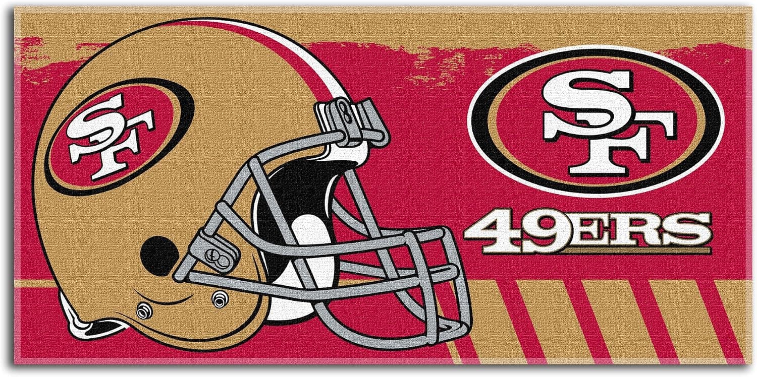 NFL San Francisco 49ers 34" x 70 Colossal Pool Beach Towel