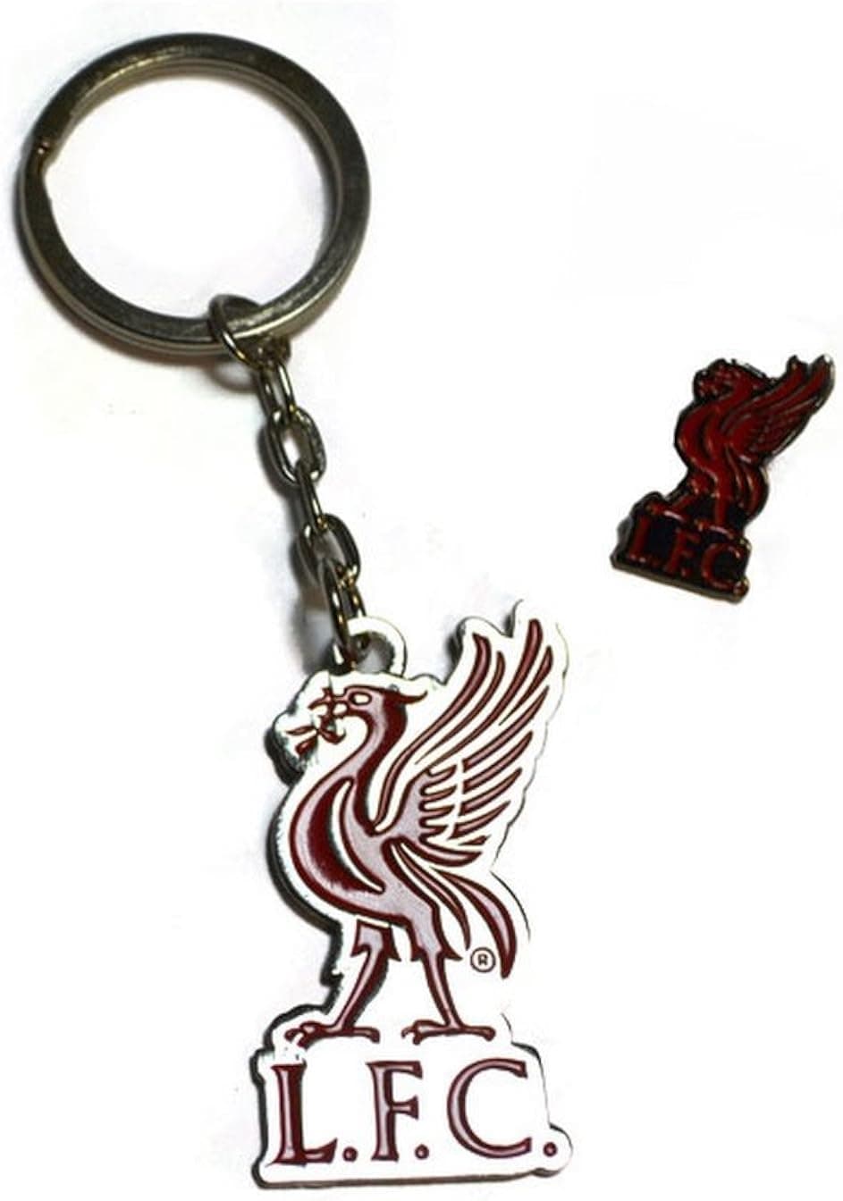 Liverpool FC Authentic EPL Keyring and Badge Set LB
