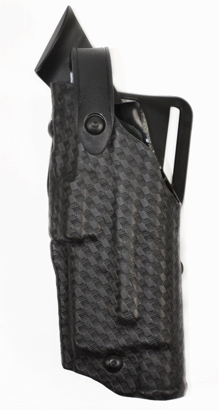 Safariland, 6360, Level 3 Duty Holster with ALS/SLS Retention For Duty Belts (2.25” Belt Loop), Mid-Ride, Black, STX Fine Tac, Right Hand